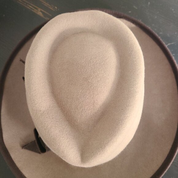 Eric Javits Women’s Fedora Gray Felt Hat Water Repellent